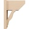 Ekena Millwork 7 1/2-in W x 12-in D x 16-in H Funston Slat Rough Cedar Woodgrain TimberThane Outlooker, Primed Tan OUTUR075X12X16FST24RCPR - alternate 4